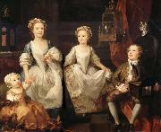 William Hogarth The Graham Children oil on canvas